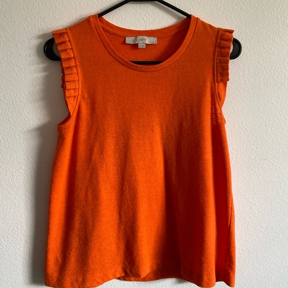 Loft Flutter Cap Sleeve top - Picture 1 of 3